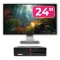 Pachet Calculator Second Hand LENOVO ThinkCentre M910s SFF, Intel Core i5-6500T 3.20GHz, 16GB DDR4, 256GB SSD + Monitor 24&amp;quot; NewTechnology Media