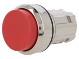 Comutator acţionat prin apăsare 22mm Poz.i stabil 1 roşie fără LED