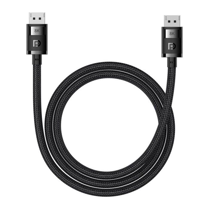 Baseus - Video Cable High Definition Series (B00633706111-01) - DP to DP, 8K@60Hz, 1.5m - Cluster Black