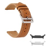 Curea piele, compatibila cu Samsung Galaxy Watch8 Classic 46mm, Cocoa Brown