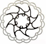 Disc Frana Bicicleta Alligator Aries 180mm Otel, Prindere IS6, Negru, 100g