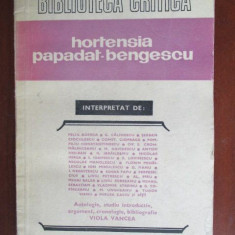 hortensia papadat-bengescu interpretat de: