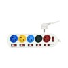Prelungitor 5 Prize Lund 72460, Comutator Individual, Impamantare, Cablu Cupru 2m, 3680W, Protectie Copii
