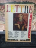 Lettre Internationale, nr. 35, toamna 2000, Bohumil Hrabar, Norberto Bobbio, Herta Muller, Crista Wolf, Magda C&acirc;rneci, coperta Done Stan, 103