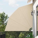 Ecran de intimitate pentru balcon Bej 210 x 210 cm țesătură