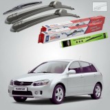 Cumpara ieftin Ștergătoare Kia Cerato I LD Hatchback 2004-2009 | Set Față și Spate Flat &ndash; TeamCar&reg;