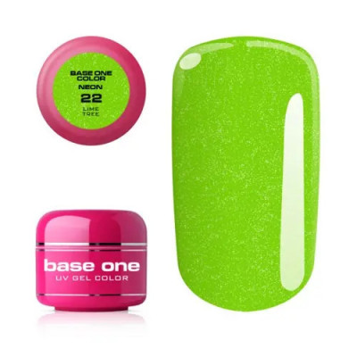 Gel UV Silcare Base One Neon - Lime Tree 22, 5g foto