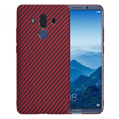Husa pentru Huawei Mate 10 Pro, Techsuit, Carbonite FiberShell, Rosie foto