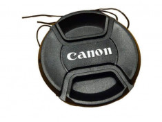 Capac frontal protectie obiectiv Canon 58mm, camera foto DSLR, diametru LC-58mm foto