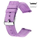 Curea material textil, compatibila cu Samsung Galaxy Watch8 44mm, Lilac Purple