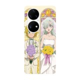 Husa compatibila cu Huawei Mate 40 Pro model Meliodas and Elizabeth 7 Deadly Sins, Silicon, TPU, Viceversa, Transparent, Carcasa