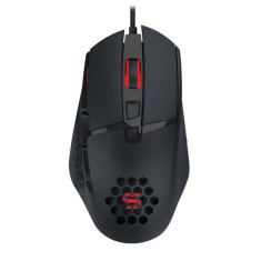 Mouse Gaming Serioux Tobis, Wired, 6400 dpi, 8 Butoane, Senzor Sunplus 192, Optic, Iluminare RGB, Negru