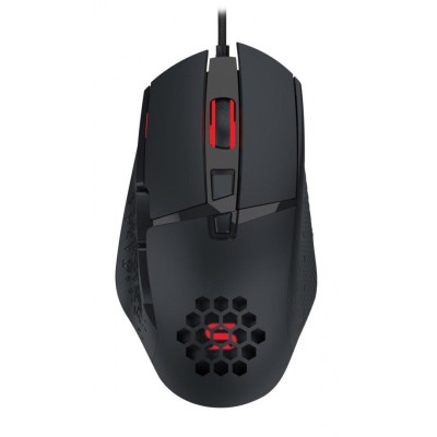 Mouse Gaming Serioux Tobis, Wired, 6400 dpi, 8 Butoane, Senzor Sunplus 192, Optic, Iluminare RGB, Negru foto