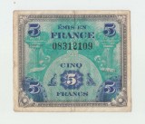 FRANTA - 5 FRANCS FRANCI 1944 , B1.35