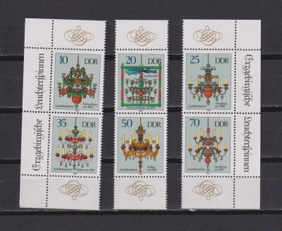 GERMANIA DEMOCRATA AVIATIE 1989 MI 3289-3294 MNH foto