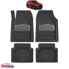 Covorase Auto TeamCar&reg; Tip Tavita Compatibile Mitsubishi Eclipse Cross I (2017+) - Suv Silver, Cauciuc