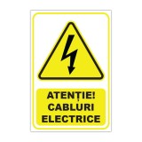 Indicator de avertizare Atenție! Cabluri electrice