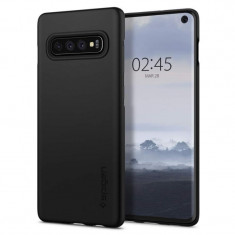 Husa slim Spigen Thin Fit Samsung Galaxy S10 Black foto