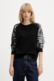 Desigual pulover KODIAK culoarea negru, light, 25WWJF28