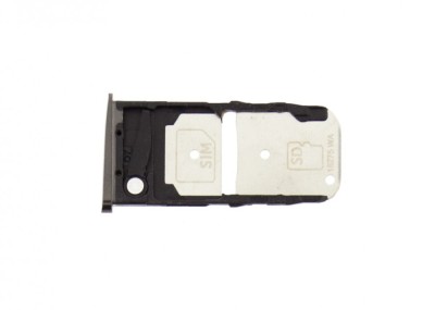 Suport SiM Motorola Moto Z3, Ceramic Negru foto