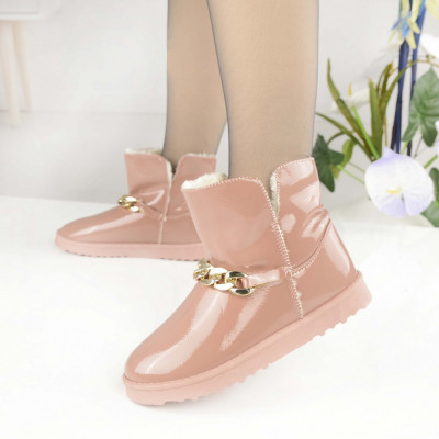 Cizme Tip Ugg De Dama 2381 Roz foto