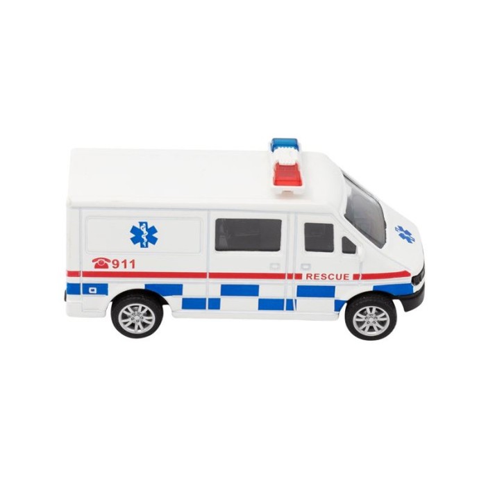 Masinuta Salvare, 1:43, Metal, Alb, ATU-083792