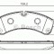 Set placute frana,frana disc IVECO DAILY V platou / sasiu (2011 - 2014) BOSCH 0 986 494 335