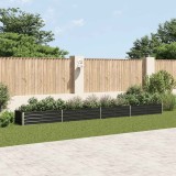 Cumpara ieftin Strat &icirc;nălțat de grădină antracit 600x80x45 cm oțel galvanizat
