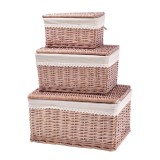 Cumpara ieftin Set 3 cosuri depozitare lemn rachita natur 28,5 x 20 x 15 cm, 37 x 26,5 x 20 cm, 44,5 x 33,5 x 22,5 cm