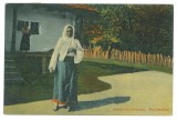 3957 - ETHNIC woman, Port Popular, Romania - old postcard - used - 1912, Circulata, Printata