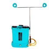 Pompa de stropit cu acumulator Detoolz 12L (12V/8Ah) &ndash; 5.5 bar, 2.6 L/min, lance telescopica inox