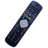 Telecomanda pentru LCD Philips 398GR8BE, neagra cu functia Netflix , compatibila cu telecomanda originala