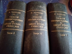 Tratat de drept penal francez- Garraud foto