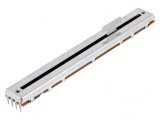 Potentiometru Glisant 10k&Omega; 250mW Logaritmic THT 350VAC