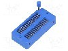 Soclu ZIF, pentru capsule DIP28, ECE - ELK028