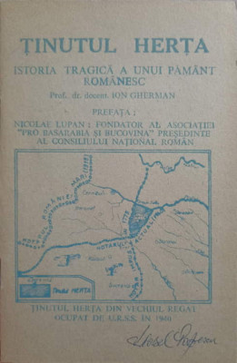 TINUTUL HERTA. ISTORIA TRAGICA A UNUI PAMANT ROMANESC-ION GHERMAN foto