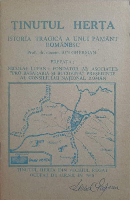 TINUTUL HERTA. ISTORIA TRAGICA A UNUI PAMANT ROMANESC-ION GHERMAN