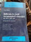 Victor Vaduva - Judecata in cazul recunoasterii vinovatiei