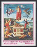Brazilia 1983 - 500 de ani de la nașterea lui Rafael, Coliță, MNH