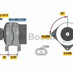 Generator / Alternator RENAULT MEGANE II Limuzina (LM0/1) (2003 - 2016) BOSCH 0 986 080 410