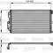 Condensator climatizare AC Valeo, BMW Seria 1 F20/21, 2010-, Seria 2 F22/F23, 2012-, Seria 3 F30/31, 2011-; Seria 3 GT F34, 2013-, Seria 4 F32/33, 20