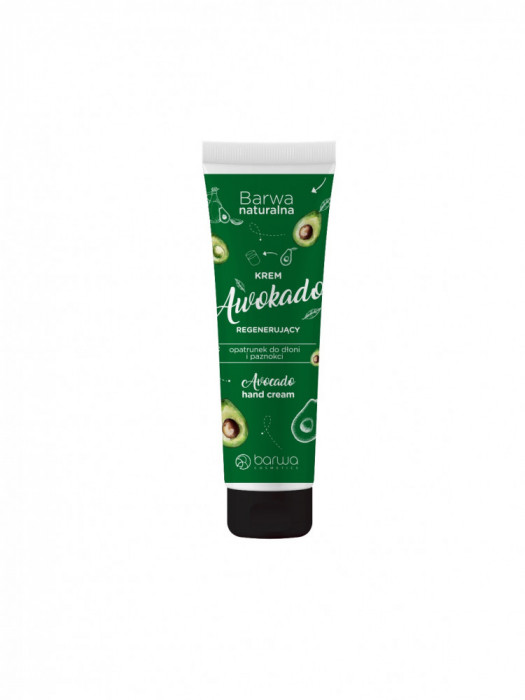 Crema Regeneranta maini si unghii cu avocado si Uree, Barwa Cosmetics, 100 ml