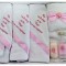 Trusou Botez 7 piese roz-rose - Rose