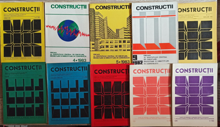Constructii// lot 10 reviste anii &#039;80