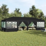 vidaXL Cort de petrecere cu 12 pereți laterali Antracit 8x4 m PE