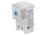Termostat NO 10A 250VAC cu cleme cu şurub 61x34x35mm - Alfa Electric