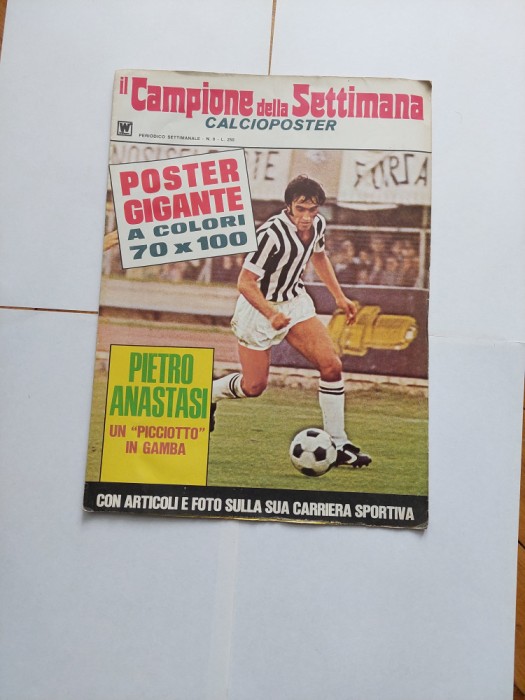 Poster de Fotbal - Calcioposter - II Campione della Settimana Poster 97x67 cm