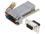 Adaptor D-Sub 9pin mamă la RJ45 soclu