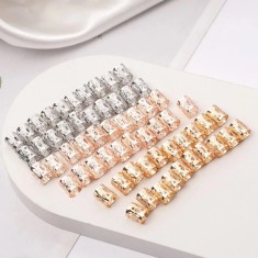 Accesorii pentru Codite Afro, Box Braids, Set 60 Multicolor foto