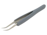 Pensetă nemagnetică cu v&acirc;rf ascuțit și curbat